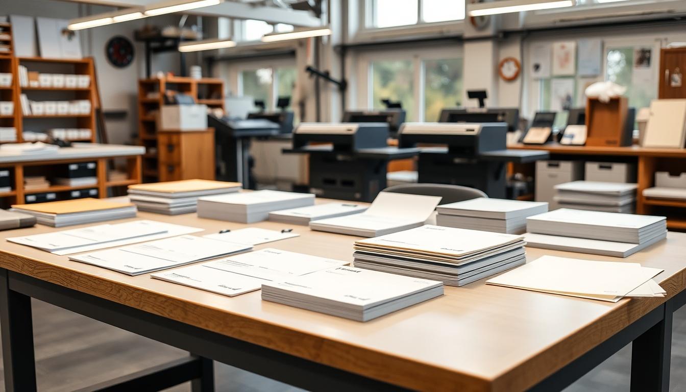 Businessdruck mit System